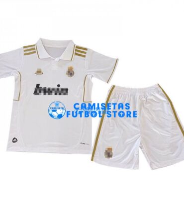 Camiseta Real Madrid 1ª Equipación Retro 11/12 Niño Kit
