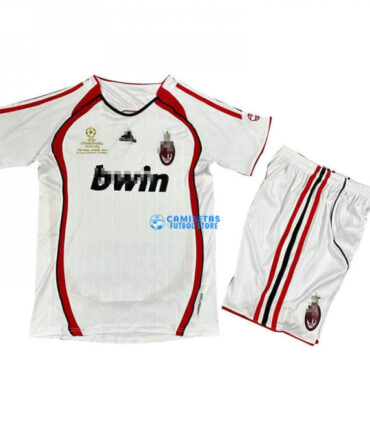 Camiseta AC Milan 2ª Equipación Retro 06/07 Niño Kit