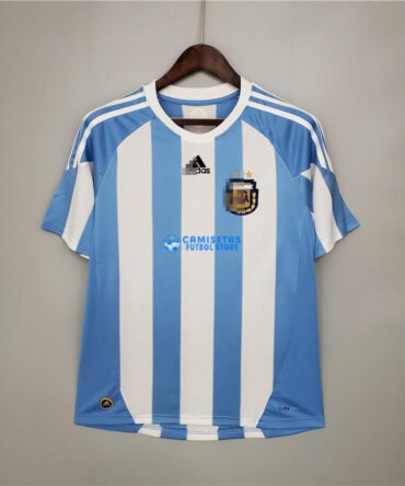 Camiseta Argentina 1ª Equipación Retro 2010