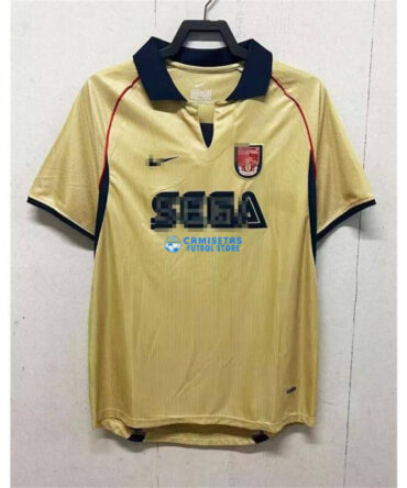 Camiseta Arsenal 2ª Equipación Retro 2001/02