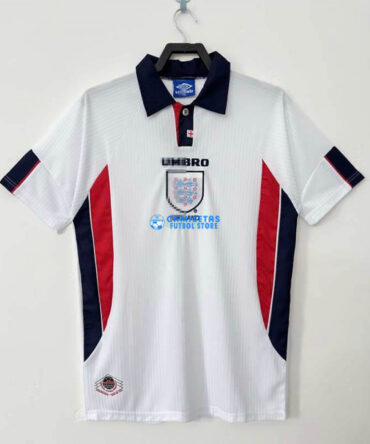 Camiseta Inglaterra 1ª Equipación Retro 1998