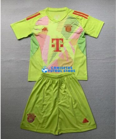 Camiseta De Portero Bayern Múnich 2024 Niño Kit Verde