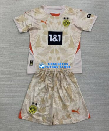 Camiseta De Portero Borussia Dortmund 2024/2025 Niño Kit Caqui
