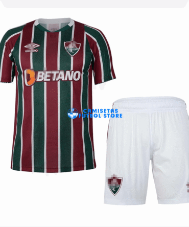 Camiseta Fluminense 1ª Equipación 2024/2025 Niño Kit