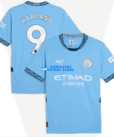 Camiseta Haaland 9 Manchester City Primera Equipación 2024/2025