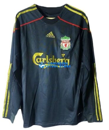 Camiseta Liverpool 2ª Equipación 2009/2010 Manga Larga Retro