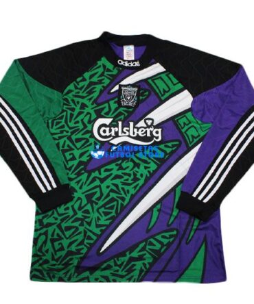 Camiseta Liverpool 1ª Portero Equipación 1995/1996 Manga Larga Retro