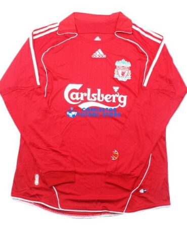 Camiseta Liverpool 1ª Equipación 2006/2007 Manga Larga Retro