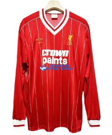 Camiseta Liverpool 1ª Equipación 1982/1983 Manga Larga Retro