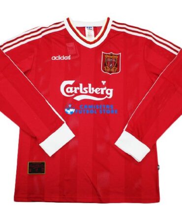 Camiseta Liverpool 1ª Equipación 1995/1996 Manga Larga Retro