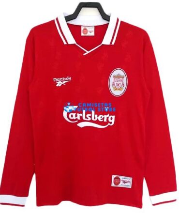 Camiseta Liverpool 1ª Equipación 1996/1998 Manga Larga Retro