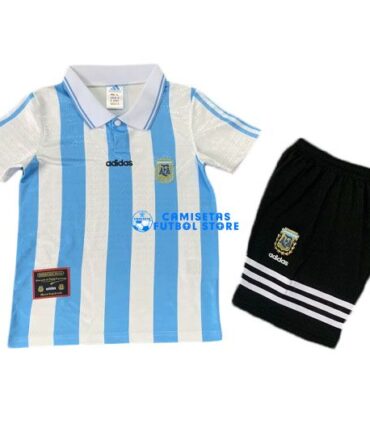 Camiseta Argentina 1ª Equipación 1994/1995 Niño Kit Retro