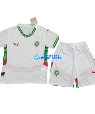 Camiseta Marruecos 2ª Equipación 2025/2026 Niño Kit