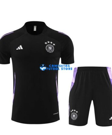 Camiseta Alemania Equipación 2024/2025 Negro/Púrpura