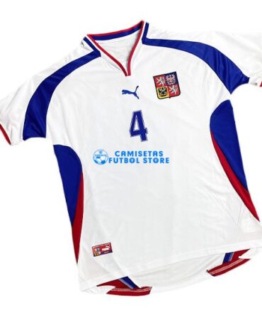 Camiseta República Checa 2ª Equipación 2000/2001 Retro