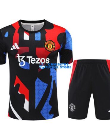 Camiseta Manchester United Equipación 2024/2025 Negro/Rojo/Azul