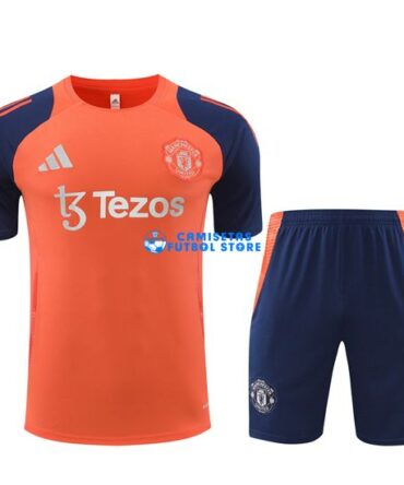 Camiseta Manchester United Equipación 2024/2025 Naranja/Azul