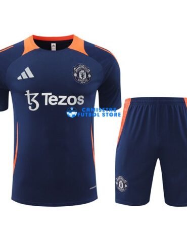 Camiseta Manchester United Equipación 2024/2025 Azul/Naranja