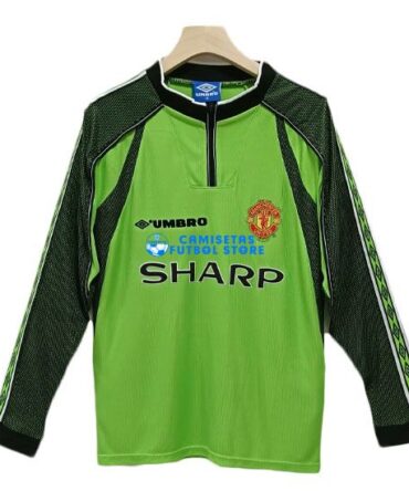 Camiseta Manchester United Portero 1ª Equipación 1998/1999 Manga Larga Retro
