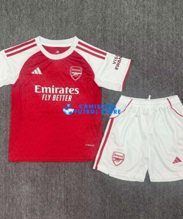 Camiseta Arsenal 1ª Equipación 2025/2026 Niño Kit
