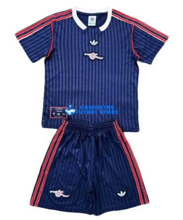 Camiseta Arsenal Equipación 2025/2026 Azul Niño Kit
