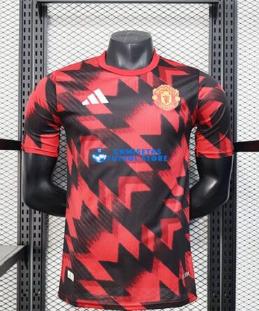 Camiseta Manchester United Pre-Match Equipación 2025/2026 (EDICIÓN JUGADOR)
