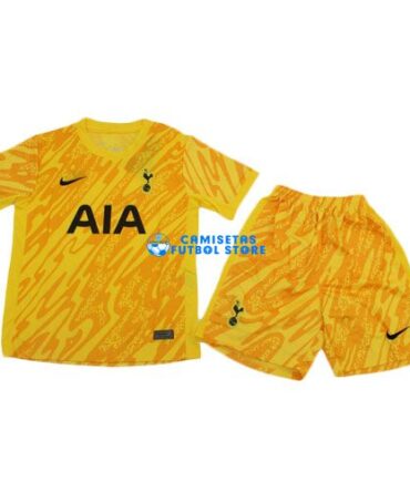 Camiseta Tottenham Hotspur Portero 1ª Equipación 2024/2025 Niño Kit