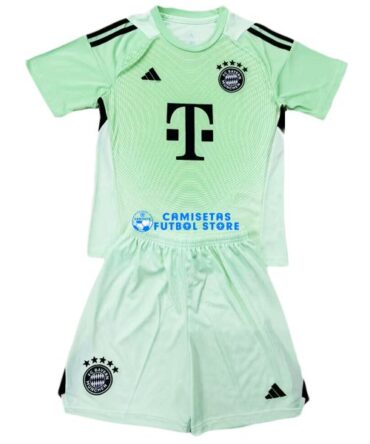 Camiseta Bayern Múnich Portero 2ª Equipación 2025/2026 Niño Kit