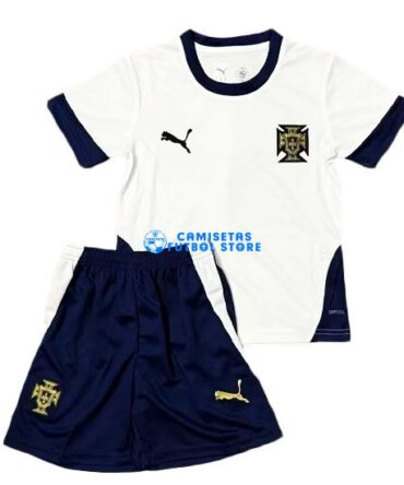 Camiseta de Entrenamiento Portugal 2025/2026 Niño Kit Blanco