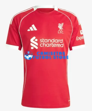 Camiseta Liverpool 1ª Equipación 2025/2026 Rojo