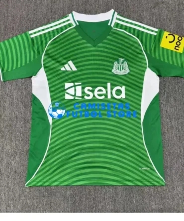 Camiseta Newcastle United 2ª Equipación 2025/2026 Verde/Blanco