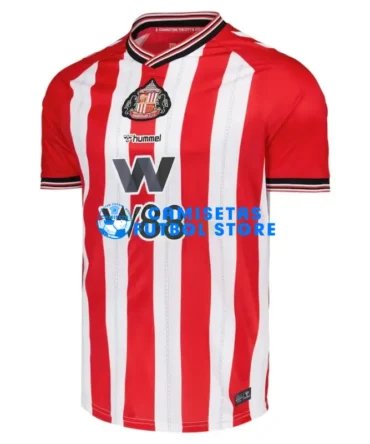 Camiseta Sunderland AFC 1ª Equipación 2025/2026 Rojo/Blanco