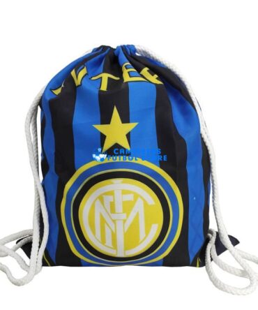 Bolsa con cordón del equipo de fútbol del Inter de Milán