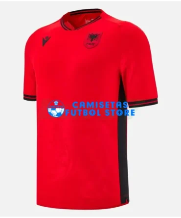 Camiseta Albania 1ª Equipación 2025 Rojo