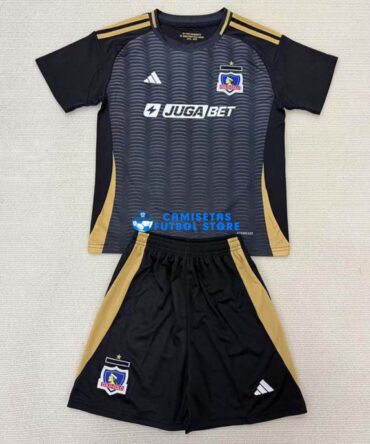 Camiseta Colo-Colo 2ª Equipación 2025/2026 Niño Kit Negro