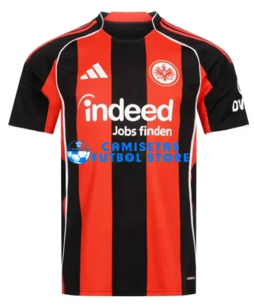 Camiseta Eintracht Fráncfort 1ª Equipación 2025/2026 Rojo/Negro
