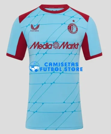 Camiseta Feyenoord 3ª Equipación 2025/2026 Azul Cielo/Rojo