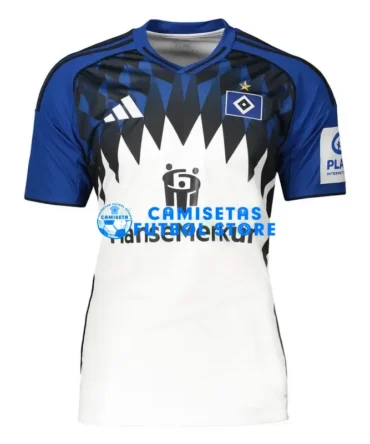 Camiseta Hamburger SV 1ª Equipación 2025/2026 Blanco/Azul