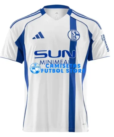 Camiseta Schalke 04 2ª Equipación 2025/2026 Blanco