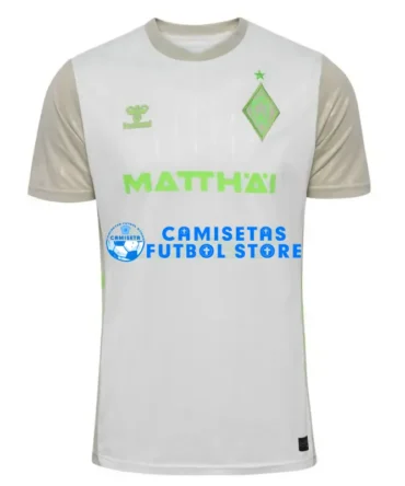 Camiseta Werder Bremen 2ª Equipación 2025/2026 Blanco/Gris