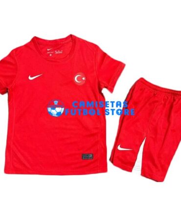 Camiseta Turquía 2ª Equipación 2024/2025 Niño Kit