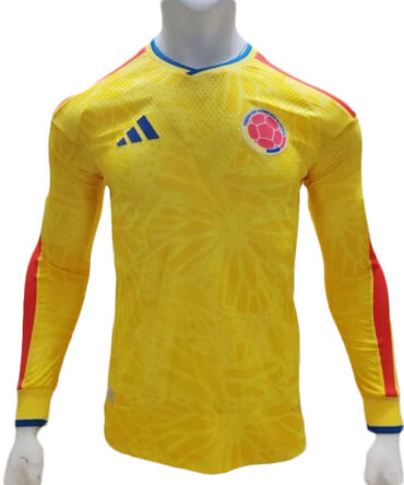 Camiseta Colombia 1ª Equipación 2026/2027 (EDICIÓN JUGADOR) Manga Larga