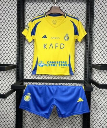 Camiseta Al-Nassr FC 1ª Equipación 2024/2025 Niño Kit
