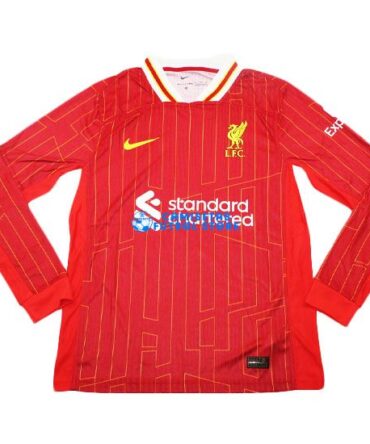 Camiseta Liverpool 1ª Equipación 2024/2025 Manga Larga