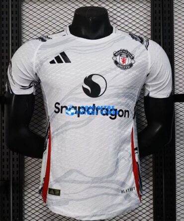 Camiseta Manchester United Equipación 2025/2026 (EDICIÓN JUGADOR) Blanco
