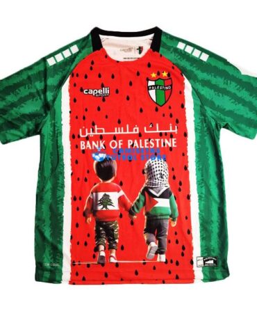 Camiseta Palestino Equipación 2025/2026 Verde/Naranja