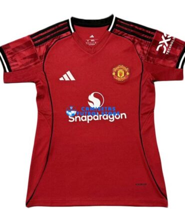 Camiseta Manchester United 1ª Equipación 2025/2026 Mujer