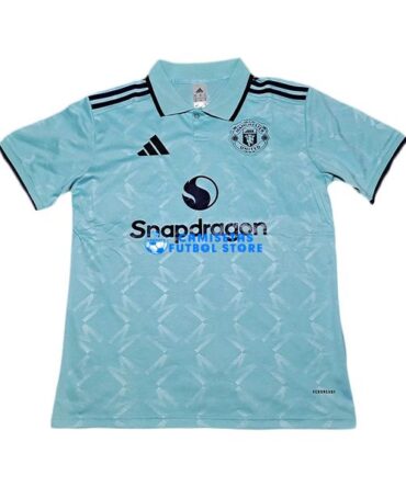 Camiseta Manchester United Equipación 2025/2026 Celeste