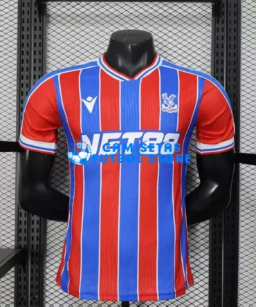 Camiseta Crystal Palace FC 1ª Equipación 2025/2026 Rojo/Azul (EDICIÓN JUGADOR)