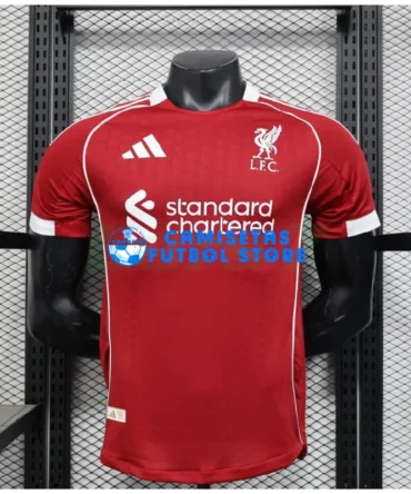 Camiseta Liverpool 2025/2026 Rojo (EDICIÓN JUGADOR)